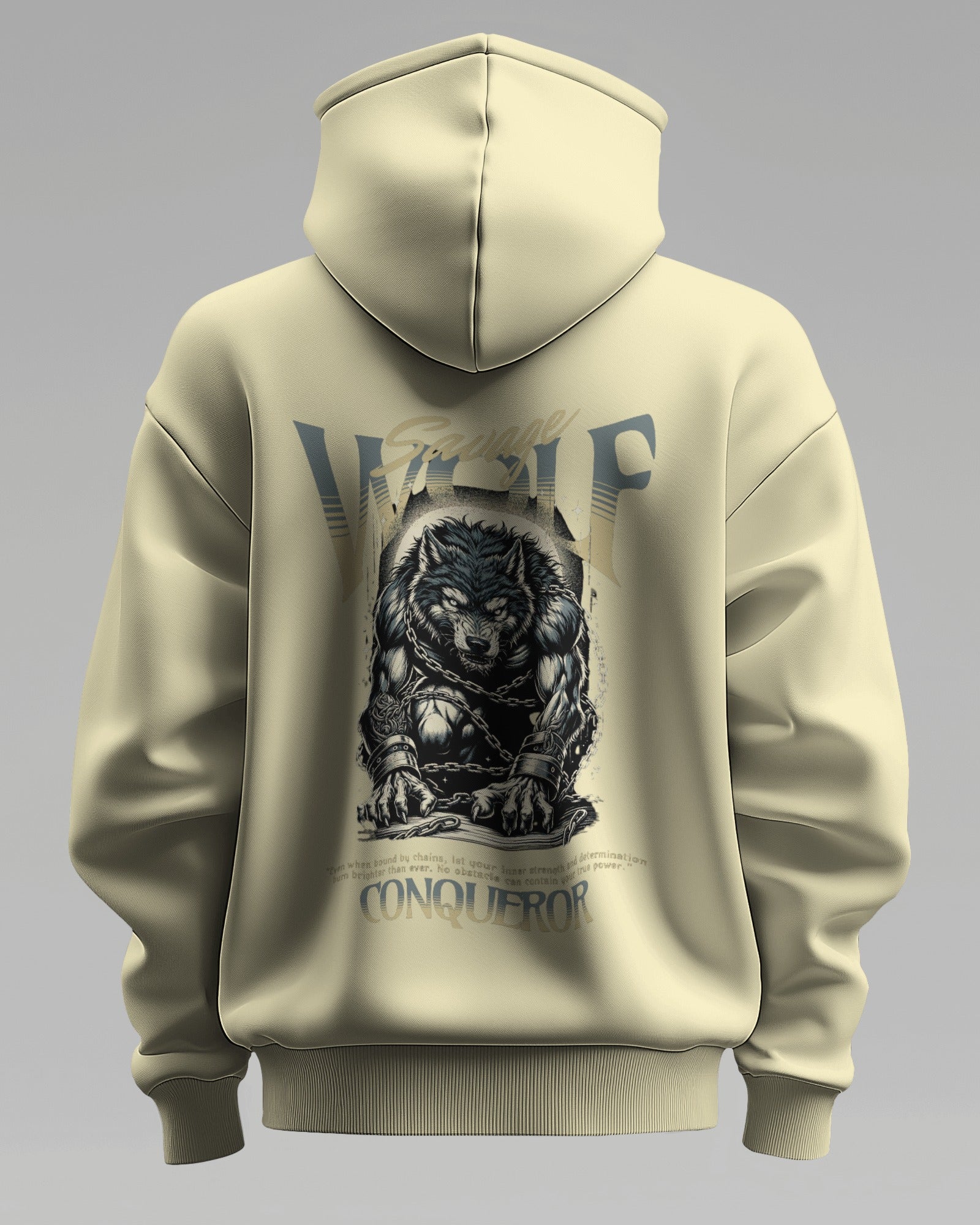 Hoodie Strength Wolf – BlendCulture