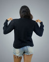 Black Regular Fit Zero Sweatshirt For Women