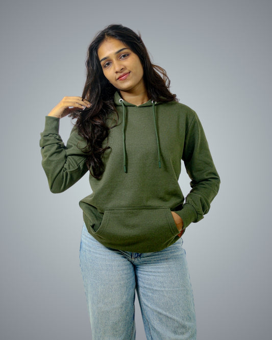 Army Green Hoodie For Women