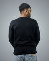 Black Regular Fit Zero Sweatshirt For Men
