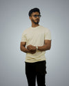 Off White Regular Fit Tshirt For Men