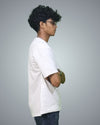 White Oversized Fit Tshirt For Men