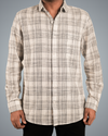 White Dotted Checks Regular Fit Shirt