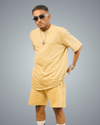 Beige Oversized Co-Ord Set For Men