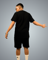 Black Oversized Co-Ord Set For Men