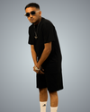 Black Oversized Co-Ord Set For Men