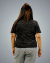 Acid Wash - Black Regular Fit Tshirt For Women