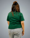 Bottle Green Regular Fit Tshirt For Women