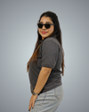 Charcoal Polo Tshirt For Women