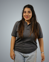 Charcoal Polo Tshirt For Women