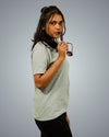 Grey Regular Fit Tshirt For Women