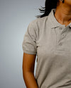 Grey Polo Tshirt For Women