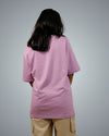 Lavender Oversized Fit Tshirt For Women