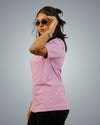 Lavender Regular Fit Tshirt For Women