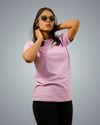 Lavender Regular Fit Tshirt For Women