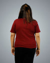 Maroon Regular Fit Tshirt For Women