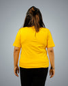 Mustard Yellow Regular Fit Tshirt For Women