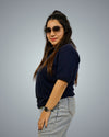 Navy Polo Tshirt For Women