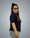 Navy Polo Tshirt For Women