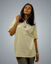 Offwhite Oversized Fit Tshirt For Women