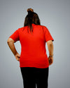 Red Regular Fit Tshirt For Women