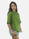 Army Green Oversized T-Shirt For Women