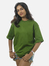 Army Green Oversized T-Shirt For Women