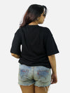 Black Boxy Fit T-Shirt For Women