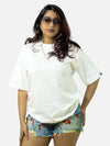 White Boxy Fit T-Shirt For Women