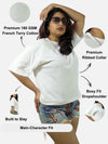 White Boxy Fit T-Shirt For Women