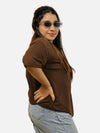 Brown Oversized T-Shirt For Women