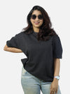 Charcoal Oversized T-Shirt For Women