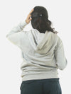 Grey Regular Fit Hoodie For Women