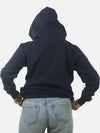 Navy Blue Regular Fit Hoodie For Women