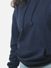 Navy Blue Regular Fit Hoodie For Women