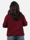 Maroon Oversized T-Shirt For Women