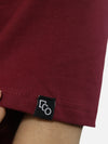 Maroon Oversized T-Shirt For Women