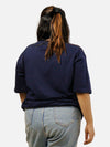 Navy Blue Oversized T-Shirt For Women