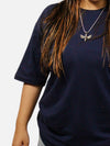 Navy Blue Oversized T-Shirt For Women
