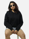 Black Oversized Heavy Hoodie For Women