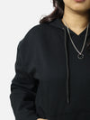 Black Oversized Heavy Hoodie For Women