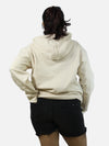 Off White Oversized Heavy Hoodie For Women