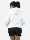 White Oversized Heavy Hoodie For Women