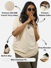 Off White Oversized T-Shirt For Women