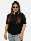 Black Polo T-Shirt For Women