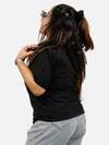 Black Polo T-Shirt For Women