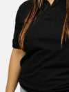 Black Polo T-Shirt For Women