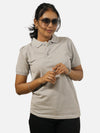 Grey Polo T-Shirt For Women