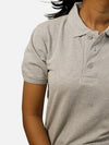 Grey Polo T-Shirt For Women