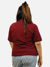 Maroon Polo T-Shirt For Women